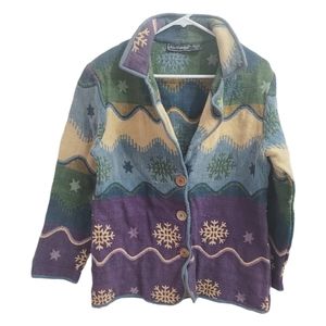 Vintage 90's Neo Nostalgia Jacket Blazer, Med